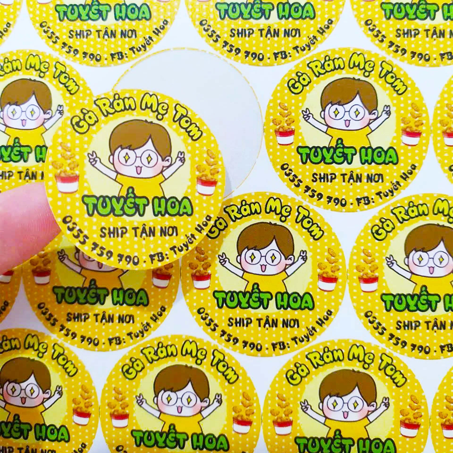 Tem dán Sticker - Công ty TNHH SX - TM Sức Trẻ